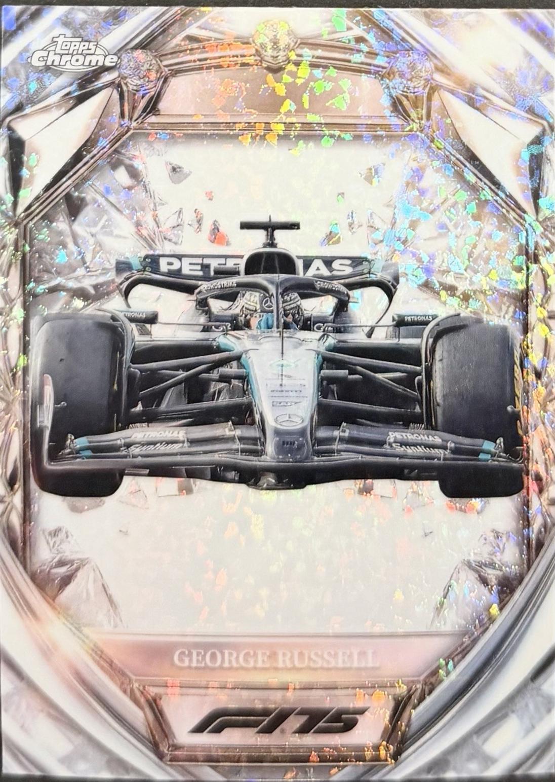 George Russell [Purple Mini-Diamond Refractor] #D75-27