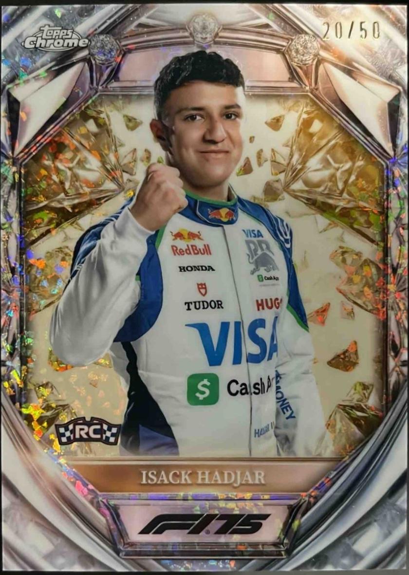 Isack Hadjar [Gold Mini-Diamond Refractor] #D75-12