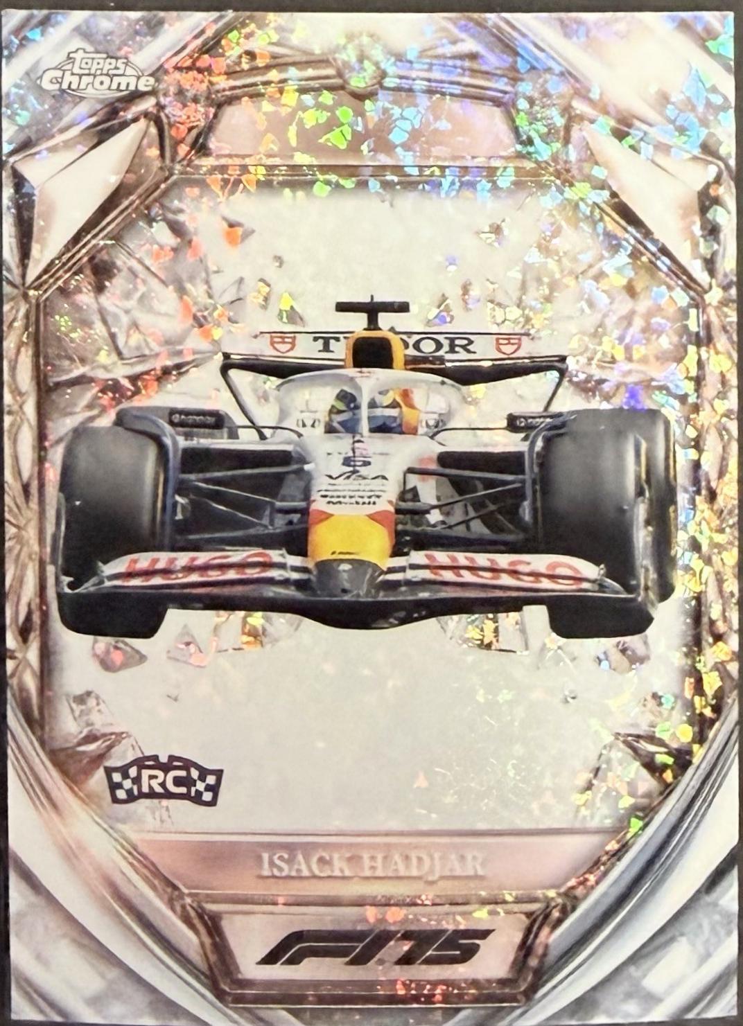 Isack Hadjar [Purple Mini-Diamond Refractor] #D75-32
