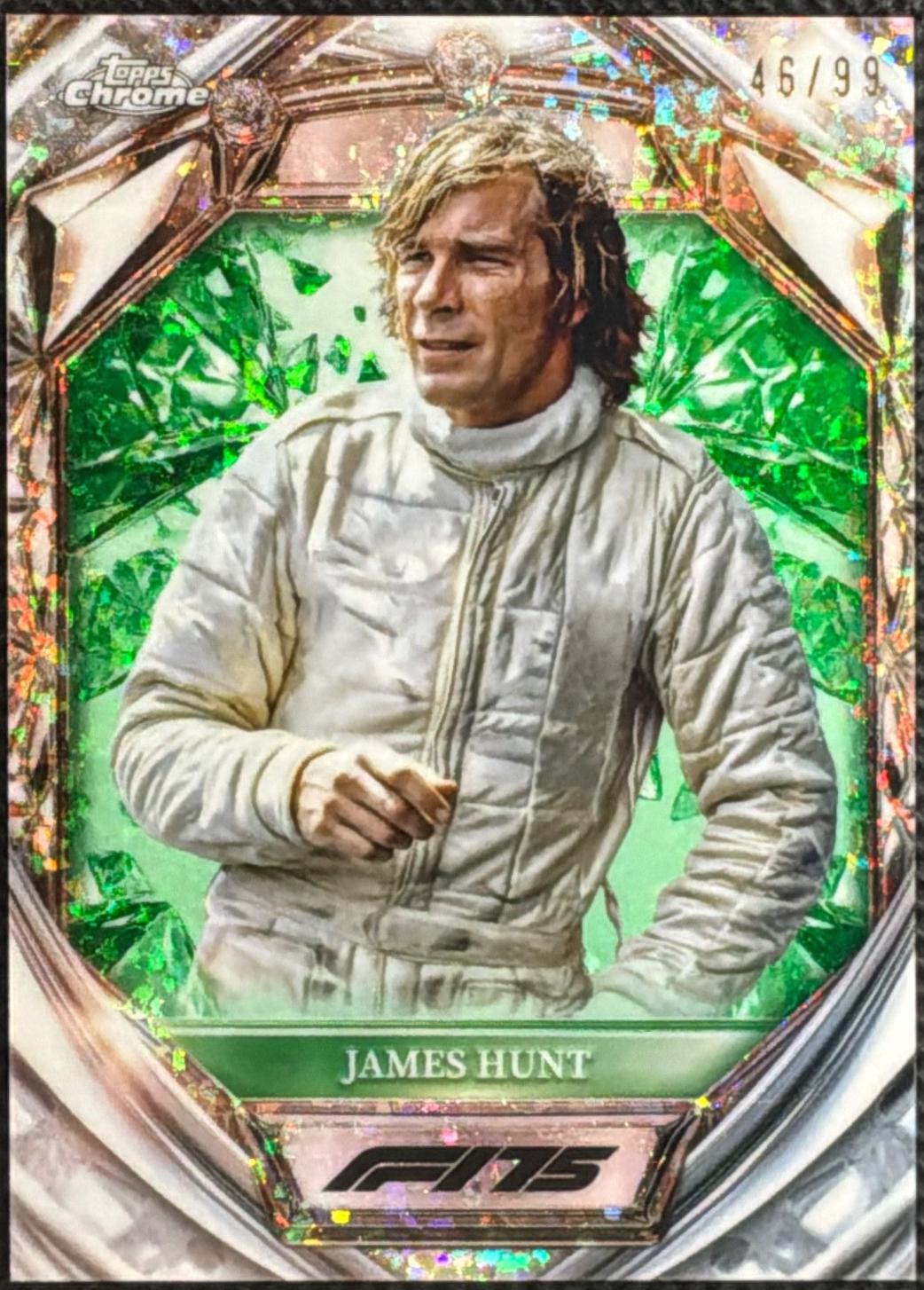 James Hunt [Green Mini-Diamond Refractor] #D75-44