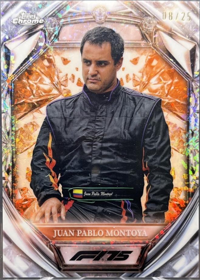 Juan Pablo Montoya [Orange Mini-Diamond Refractor] #D75-45