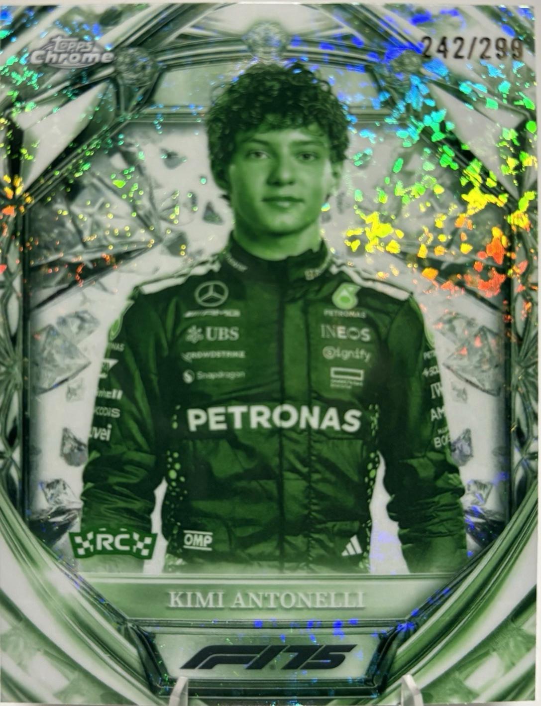 Kimi Antonelli [Green Mini-Diamond Refractor] #D75-28