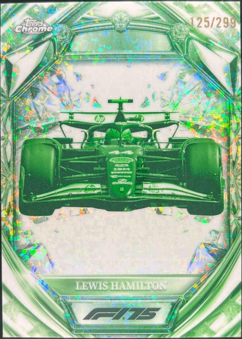 Lewis Hamilton [Night Vision Mini-Diamond Refractor] #D75-24