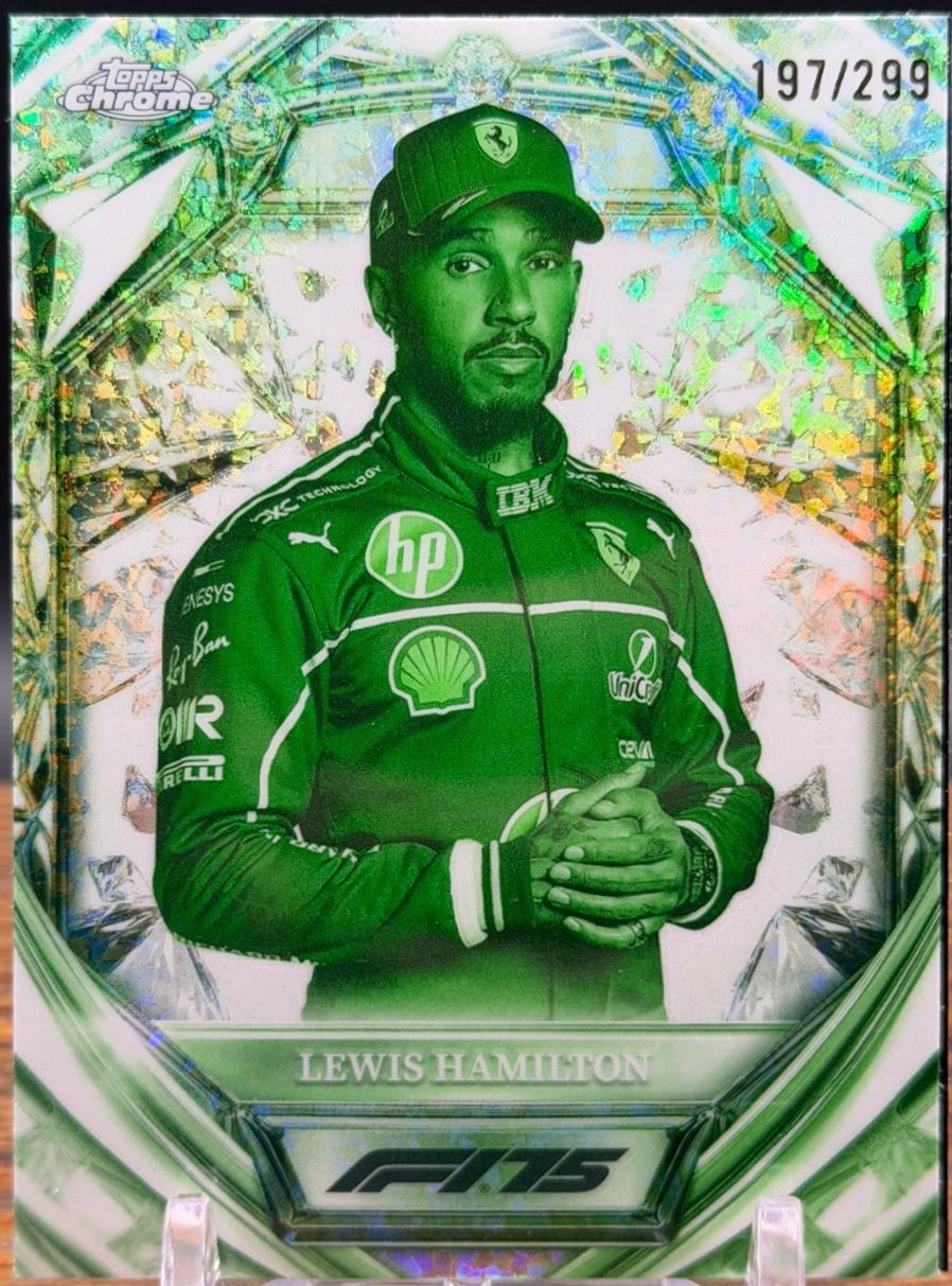 Lewis Hamilton [Night Vision Mini-Diamond Refractor] #D75-4
