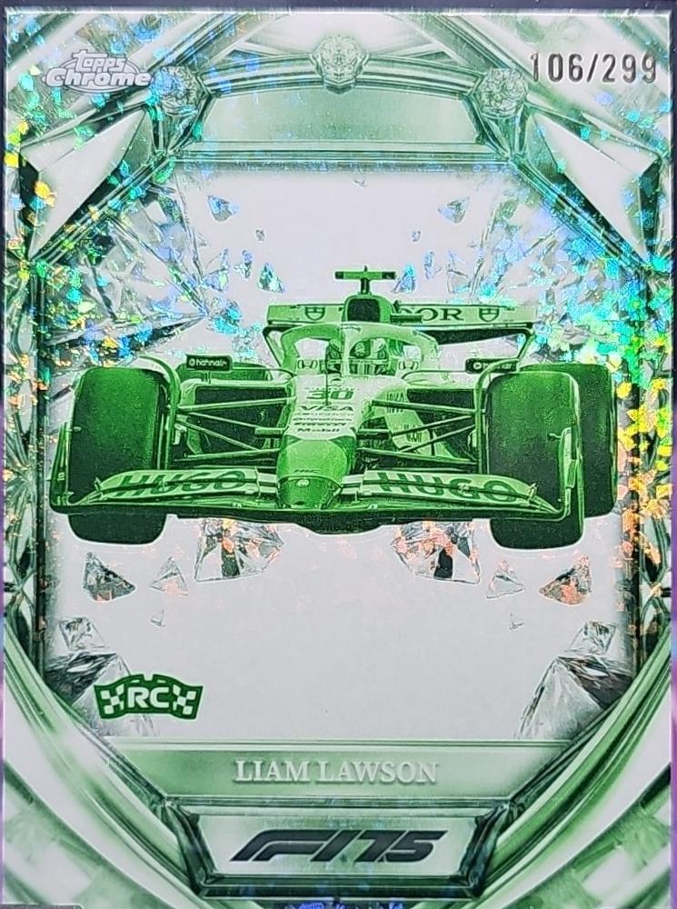 Liam Lawson [Night Vision Mini-Diamond Refractor] #D75-31