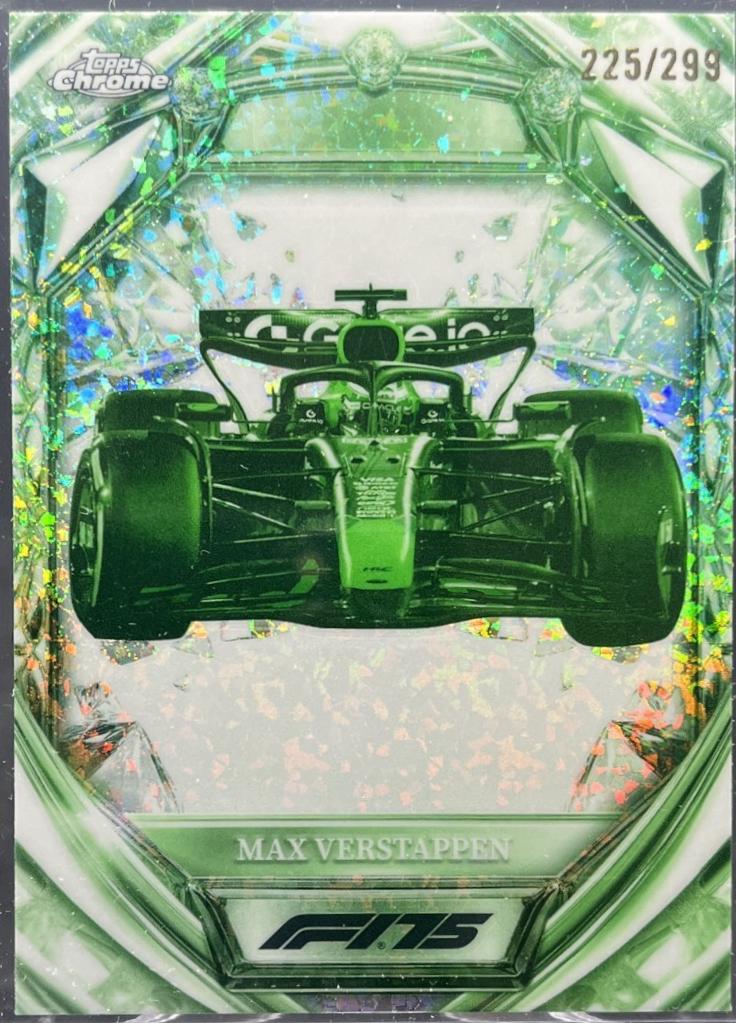 Max Verstappen [Night Vision Mini-Diamond Refractor] #D75-21