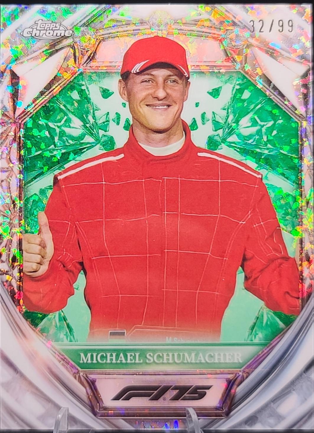 Michael Schumacher [Green Mini-Diamond Refractor] #D75-47