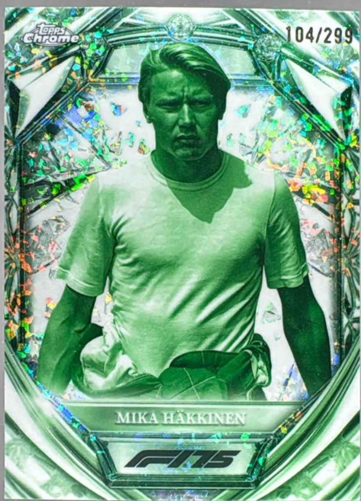 Mika Hakkinen [Night Vision Mini-Diamond Refractor] #D75-48