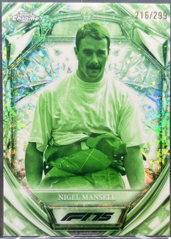 Nigel Mansell [Night Vision Mini-Diamond Refractor] #D75-49