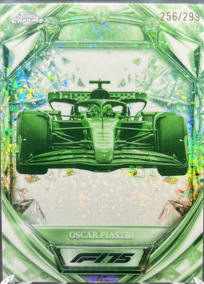 Oscar Piastri [Night Vision Mini-Diamond Refractor] #D75-26