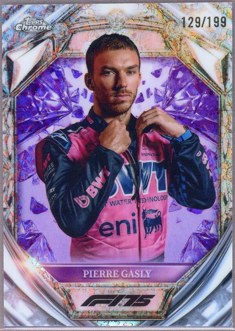 Pierre Gasly [Purple Mini-Diamond Refractor] #D75-16