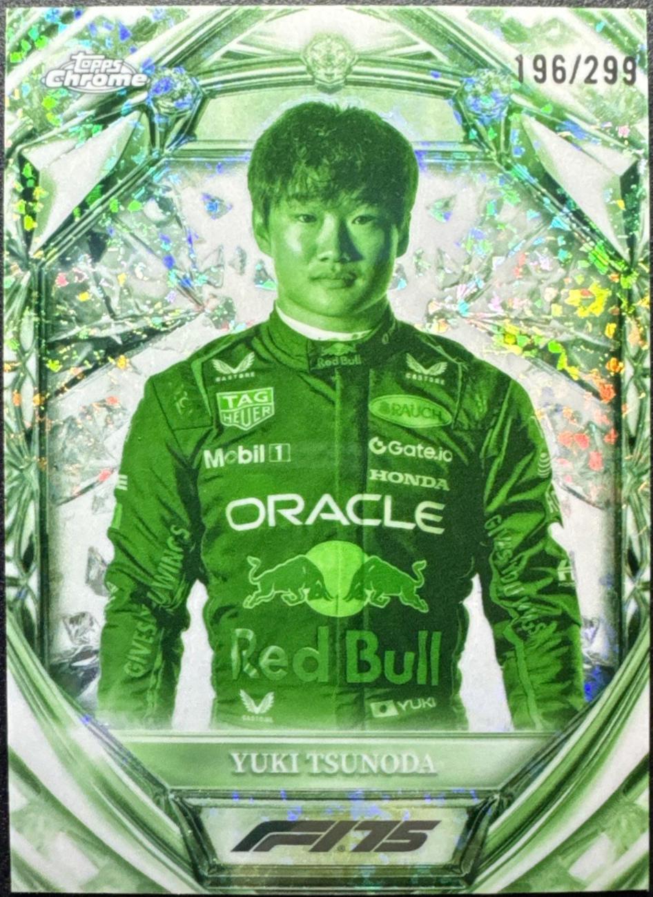 Yuki Tsunoda [Night Vision Mini-Diamond Refractor] #D75-2