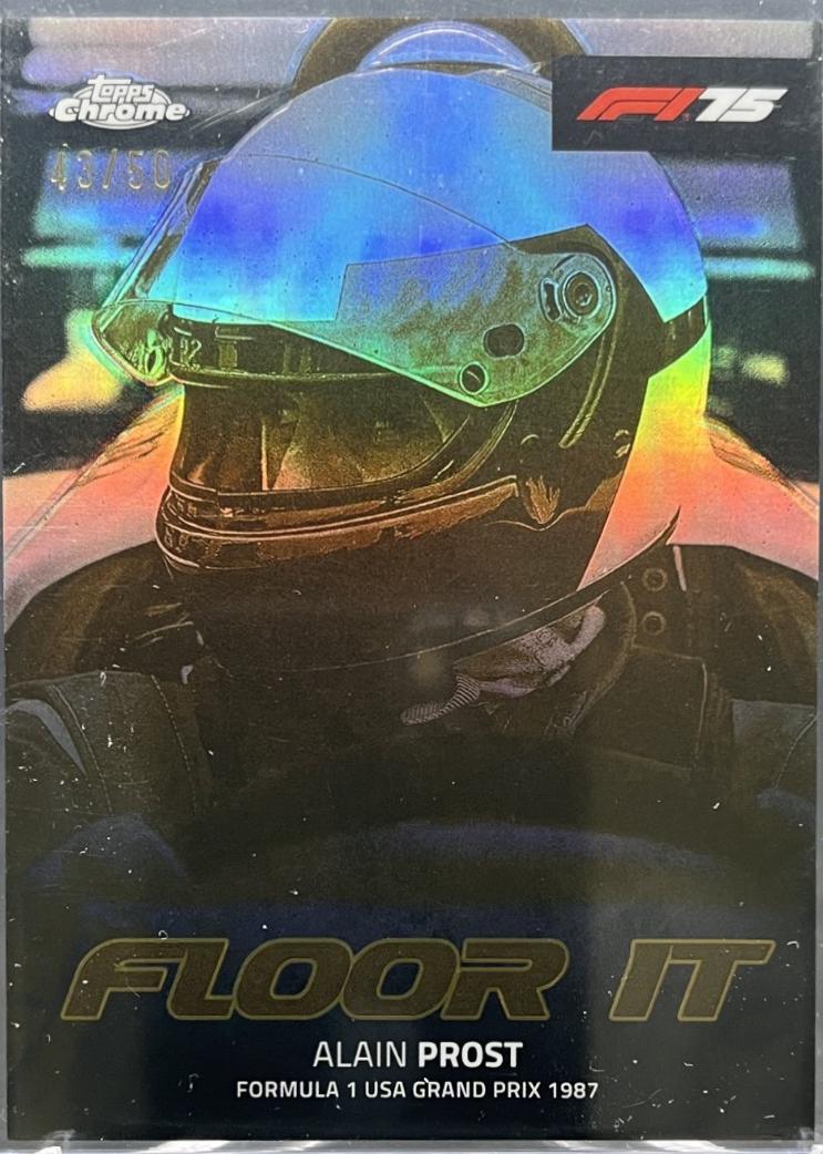 Alain Prost [Gold Refractor] #FI-1