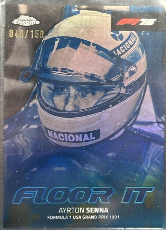 Ayrton Senna [Blue Refractor] #FI-10