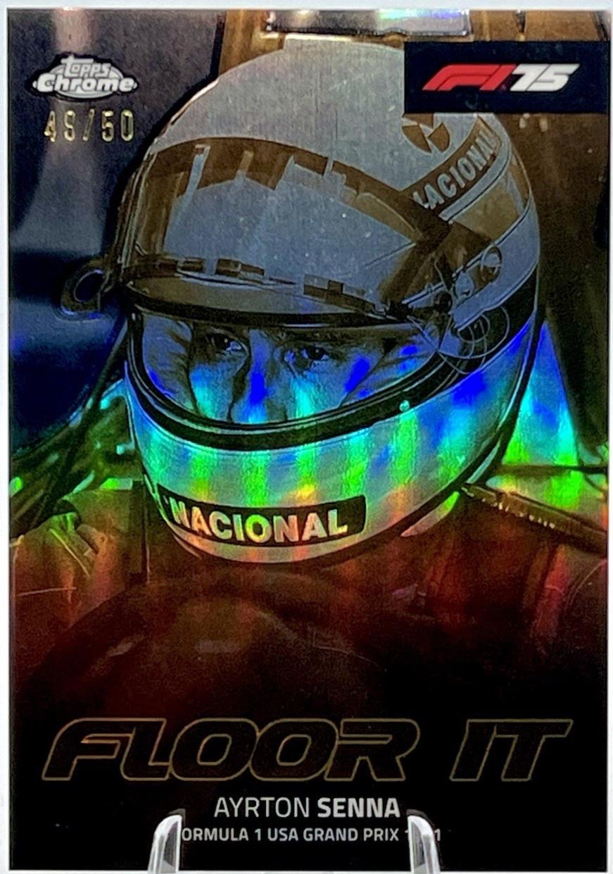 Ayrton Senna [Gold Refractor] #FI-10