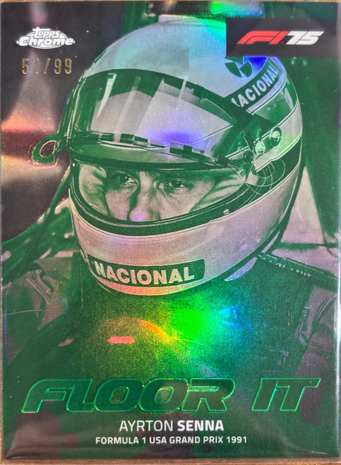 Ayrton Senna [Green Refractor] #FI-10