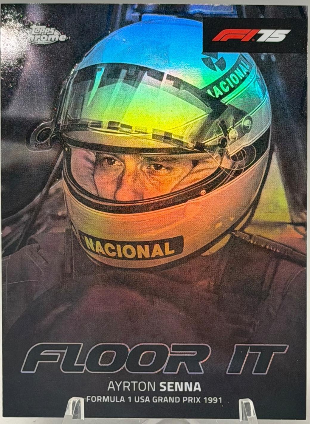 Ayrton Senna [Orange Refractor] #FI-10