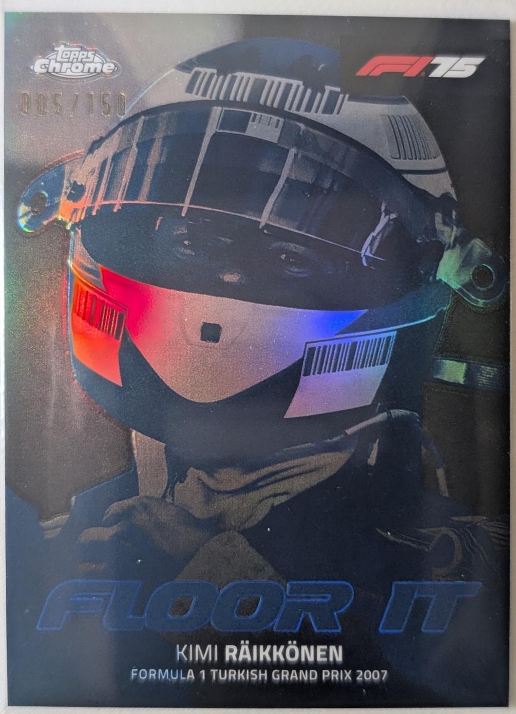 Kimi Raikkonen [Blue Refractor] #FI-6