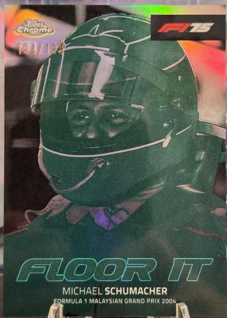 Michael Schumacher [Aqua Refractor] #FI-7