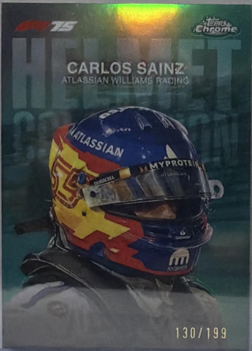 Carlos Sainz [Aqua Refractor] #HC-7