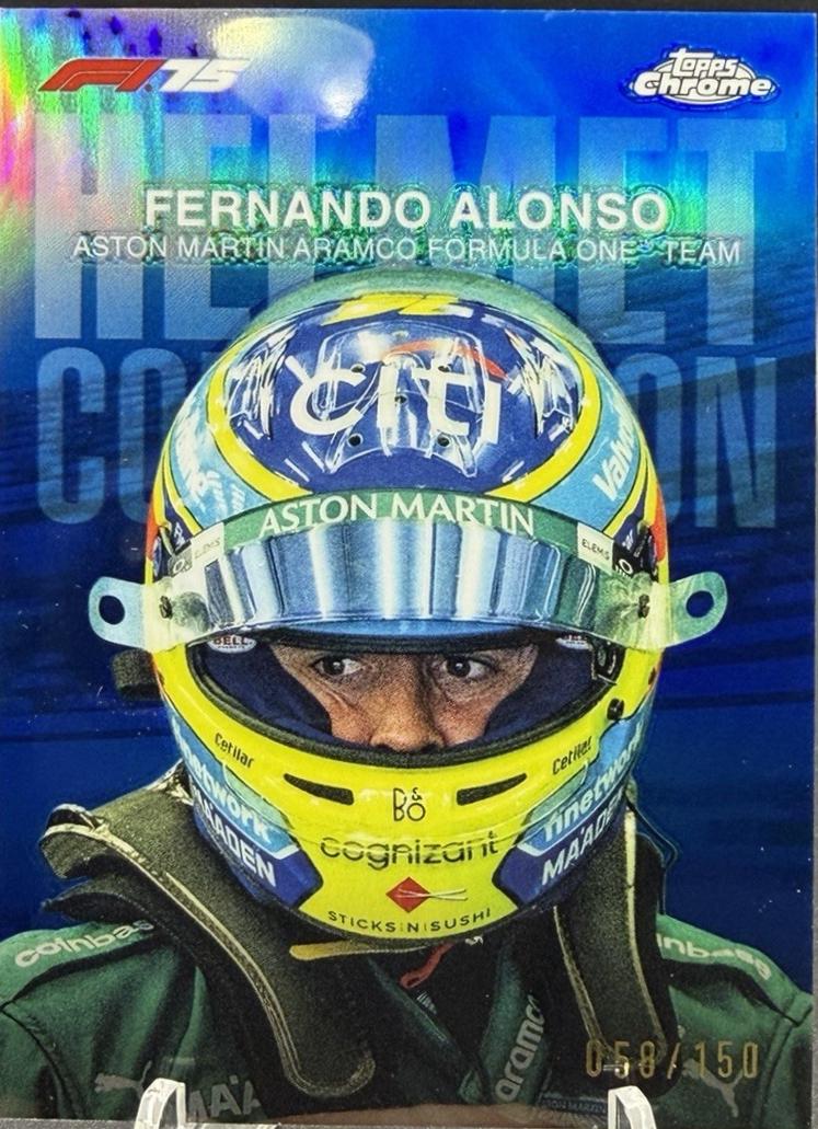 Fernando Alonso [Blue Refractor] #HC-6