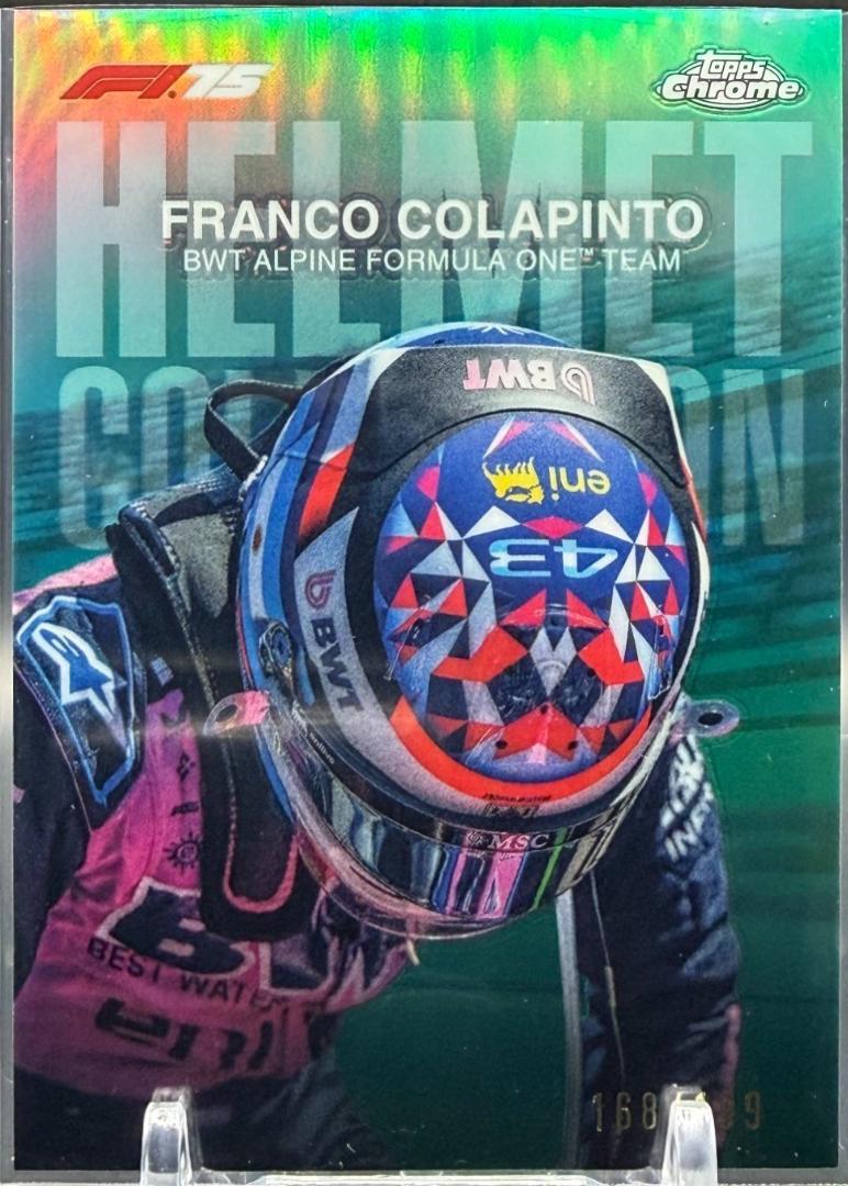 Franco Colapinto [Aqua Refractor] #HC-9