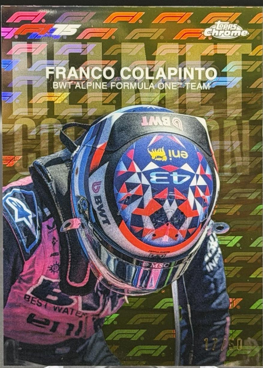 Franco Colapinto [Gold Refractor] #HC-9