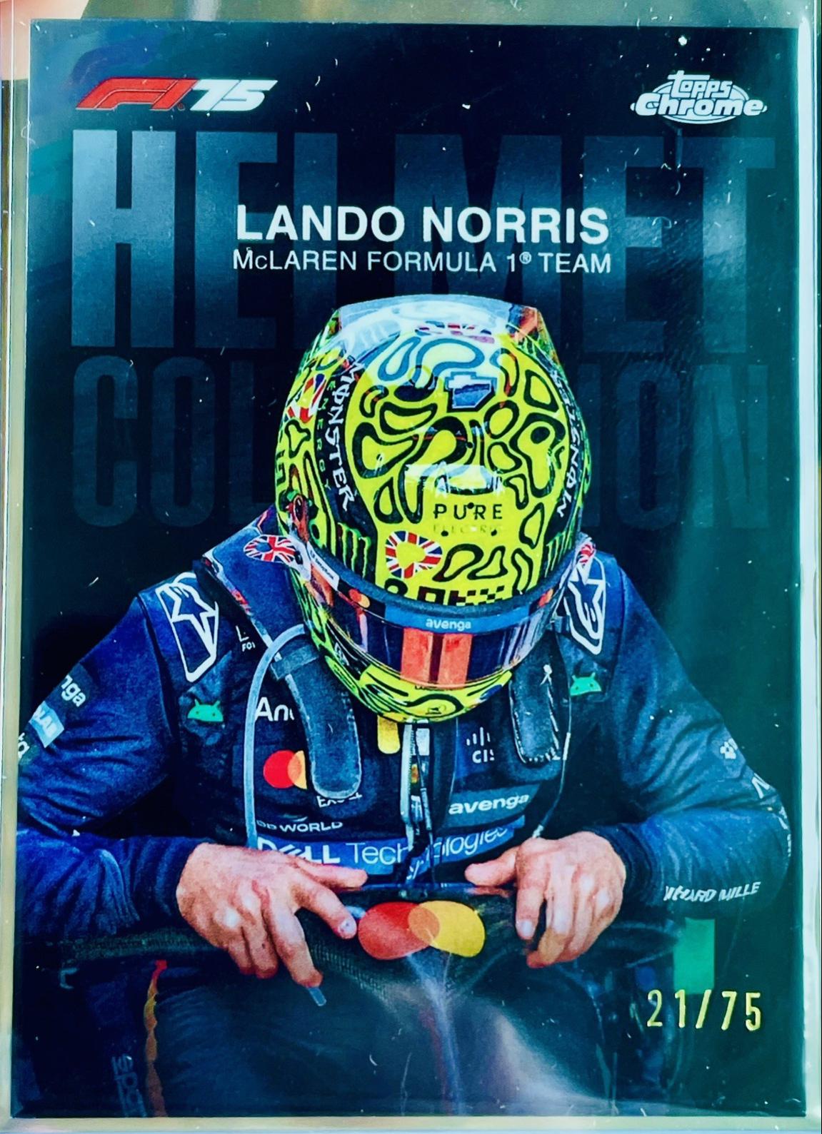 Lando Norris [Black Refractor] #HC-4