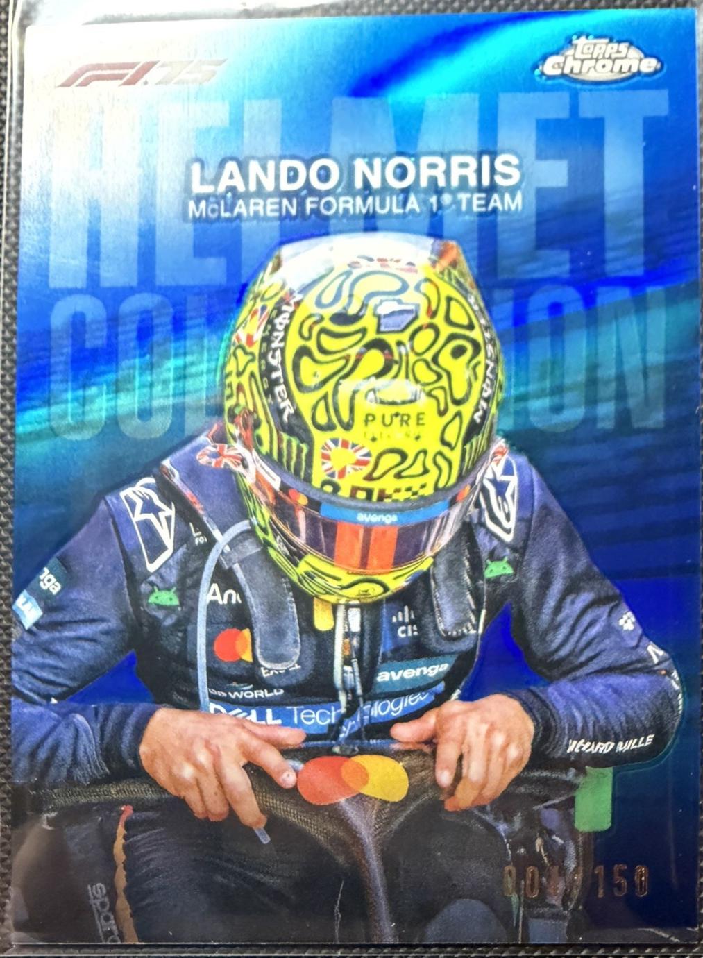 Lando Norris [Blue Refractor] #HC-4