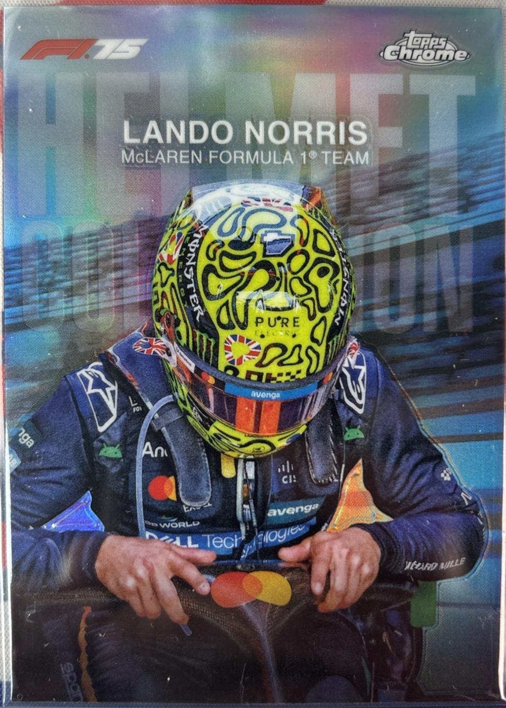 Lando Norris [Orange Refractor] #HC-4
