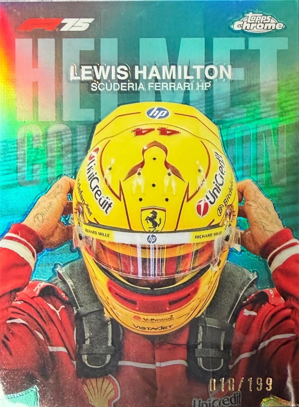 Lewis Hamilton [Aqua Refractor] #HC-2