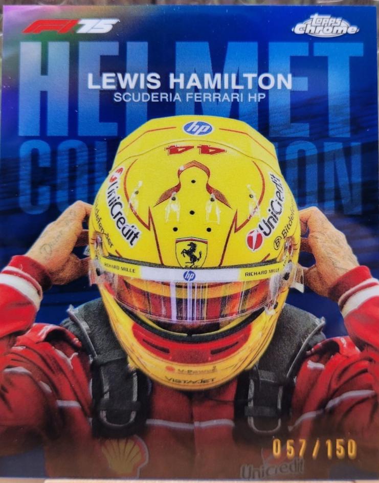 Lewis Hamilton [Blue Refractor] #HC-2