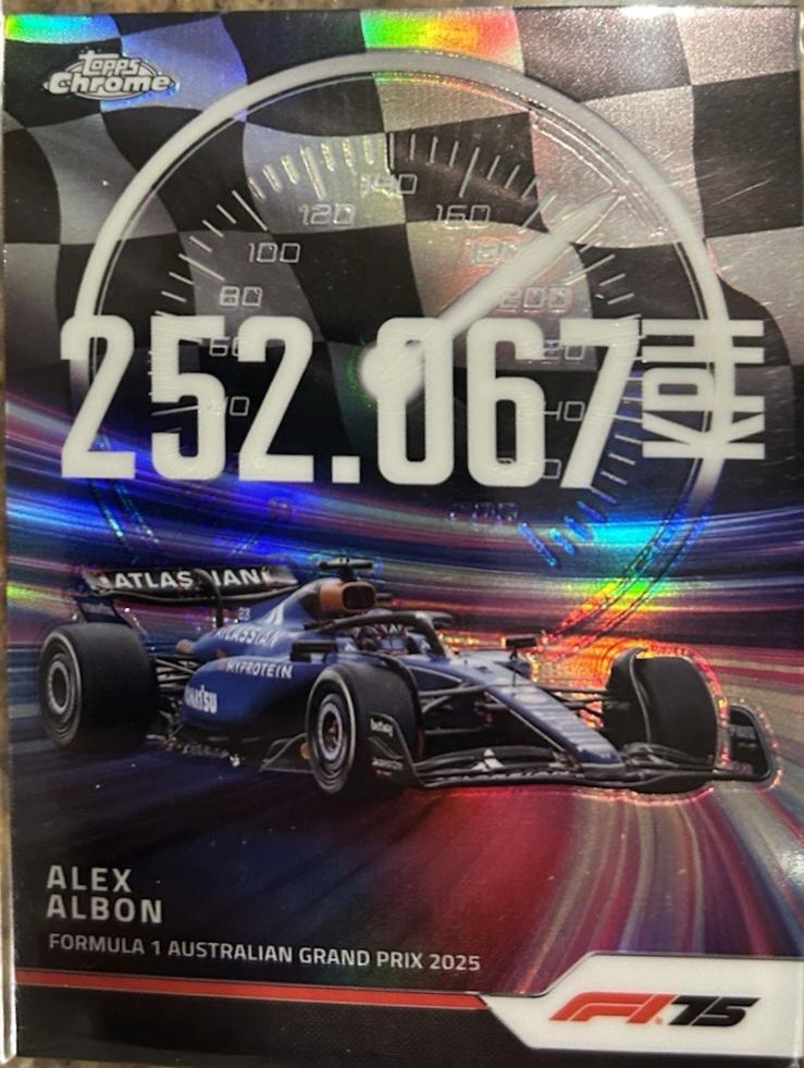 Alex Albon [Orange Refractor] #TS-9