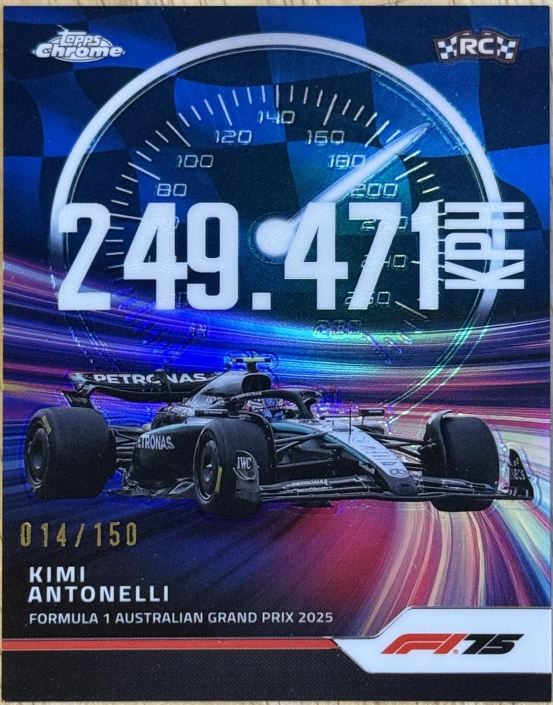 Kimi Antonelli [Blue Refractor] #TS-4