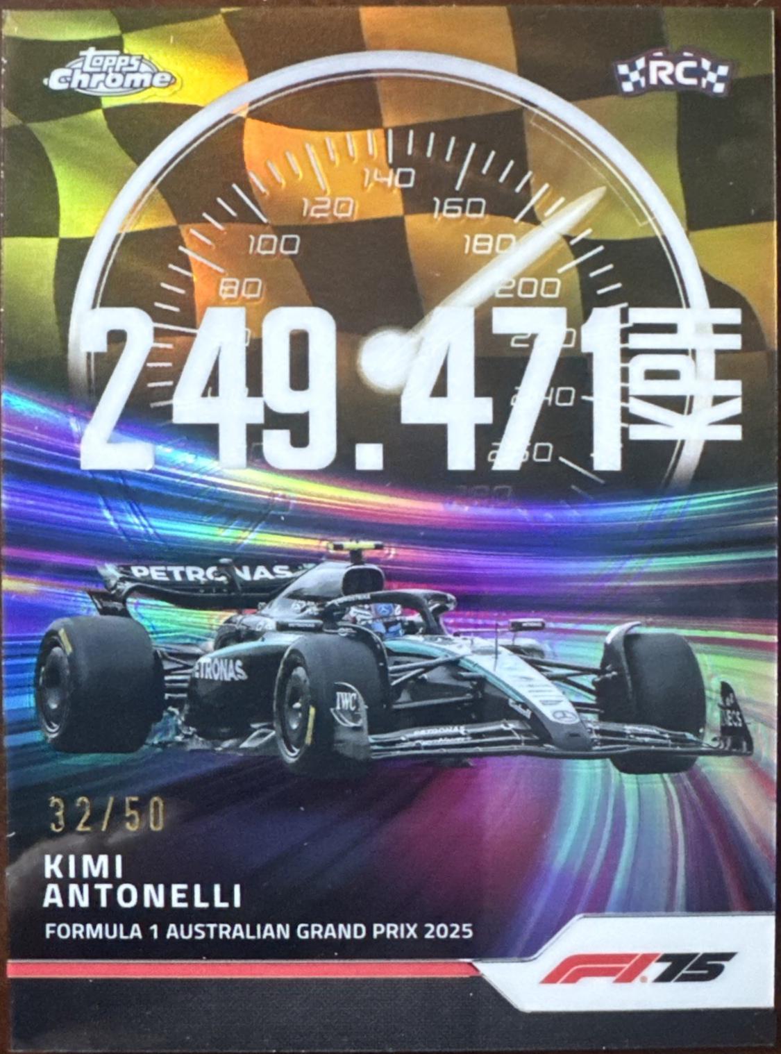 Kimi Antonelli [Gold Refractor] #TS-4