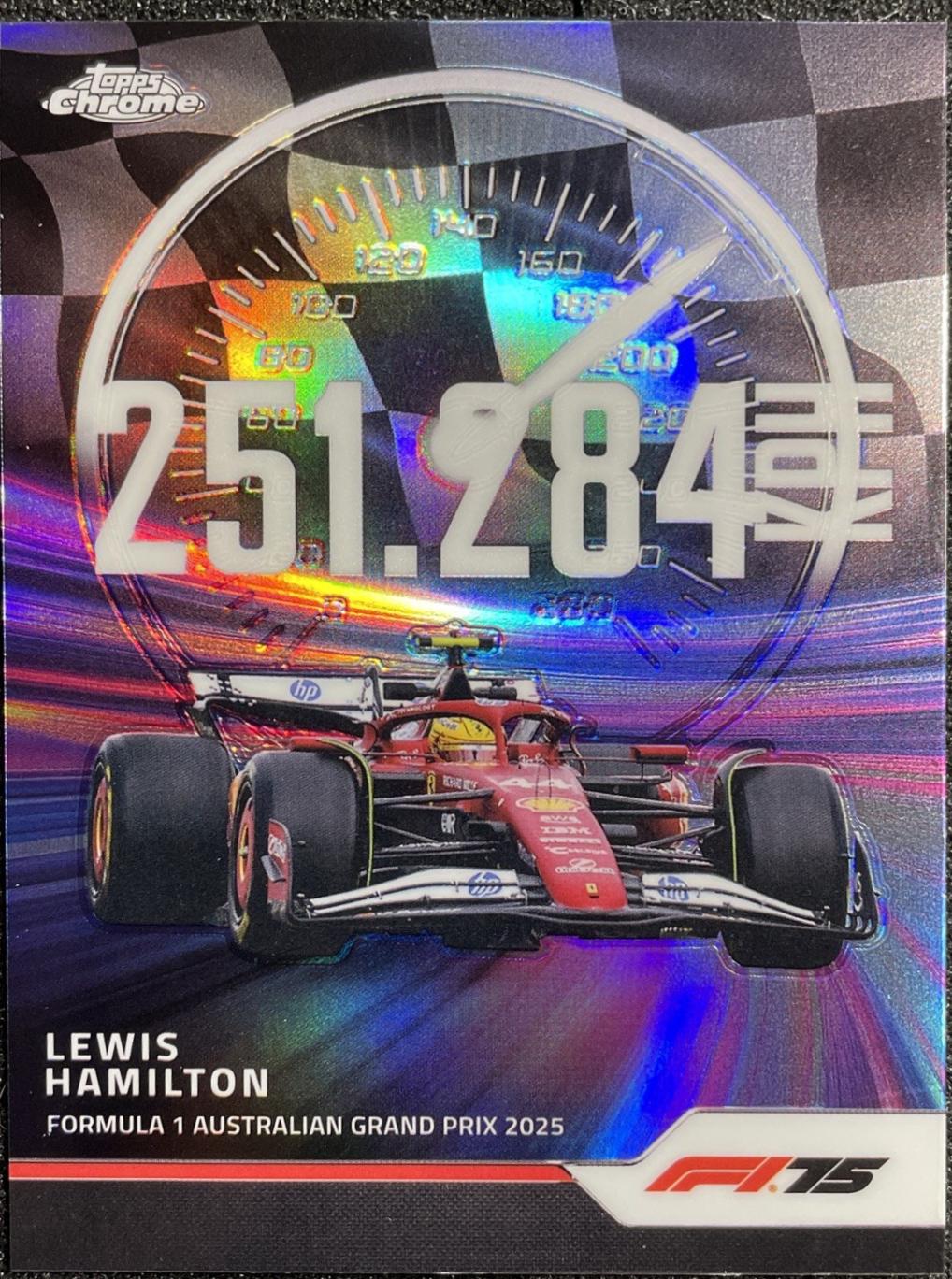 Lewis Hamilton [Orange Refractor] #TS-2