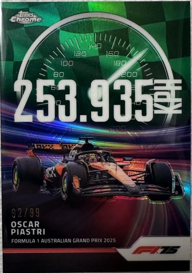 Oscar Piastri [Green Refractor] #TS-3