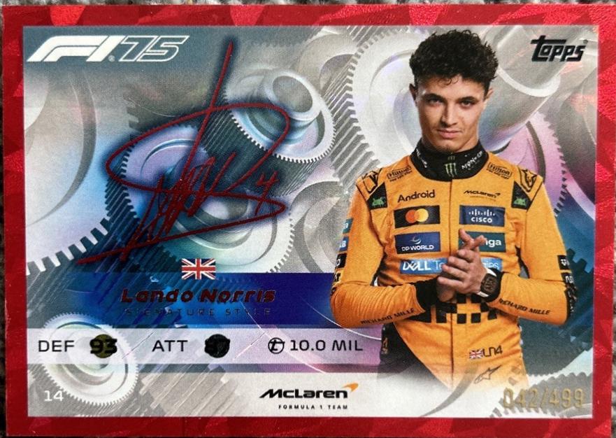 Lando Norris [Red] #14