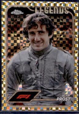 Alain Prost [Checker Flag Gold Refractor] #190