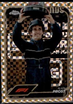 Alain Prost [Checker Flag Gold Refractor] #195