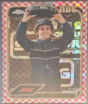 Alain Prost [Checker Flag Red Refractor] #195