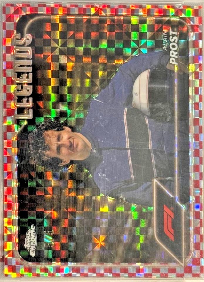 Alain Prost [Checker Flag Red Refractor] #200