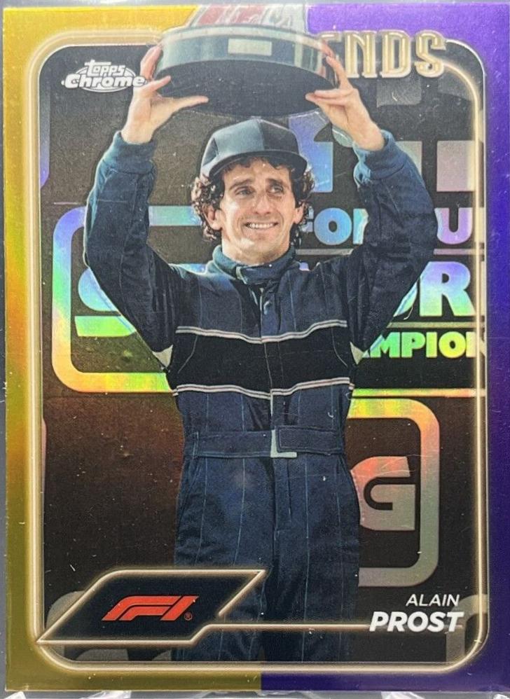 Alain Prost [Gold Purple Refractor] #195