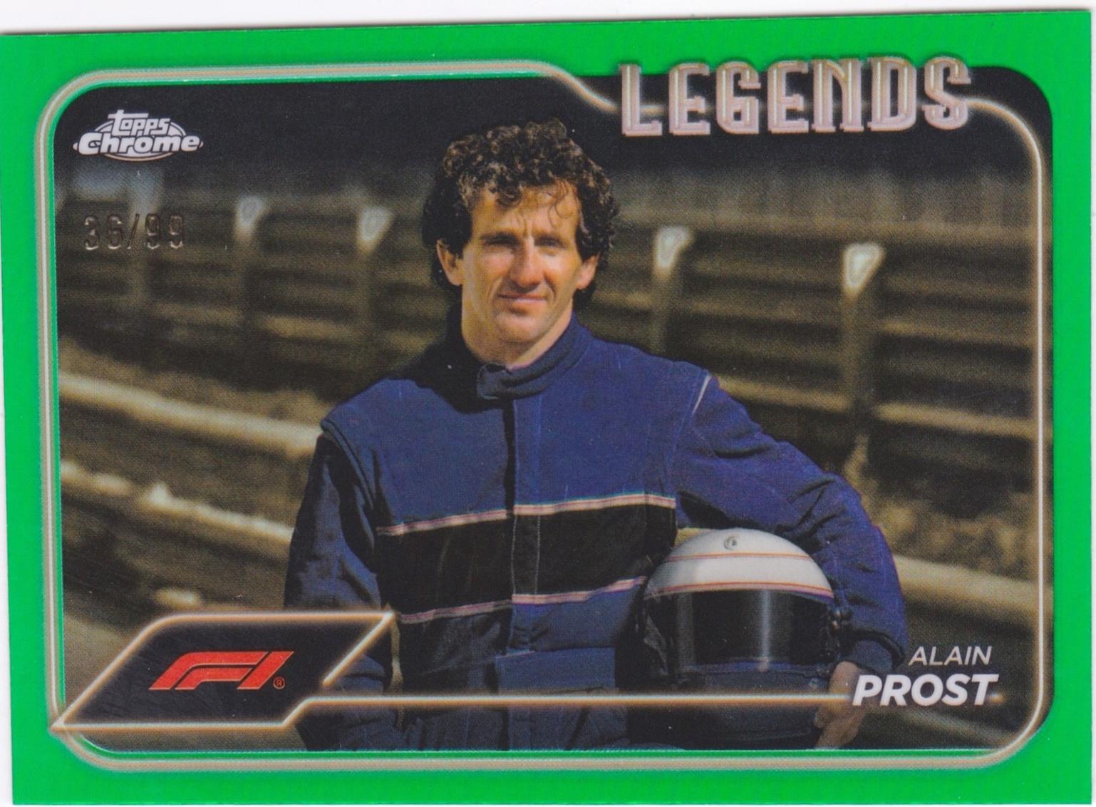 Alain Prost [Green Refractor] #200