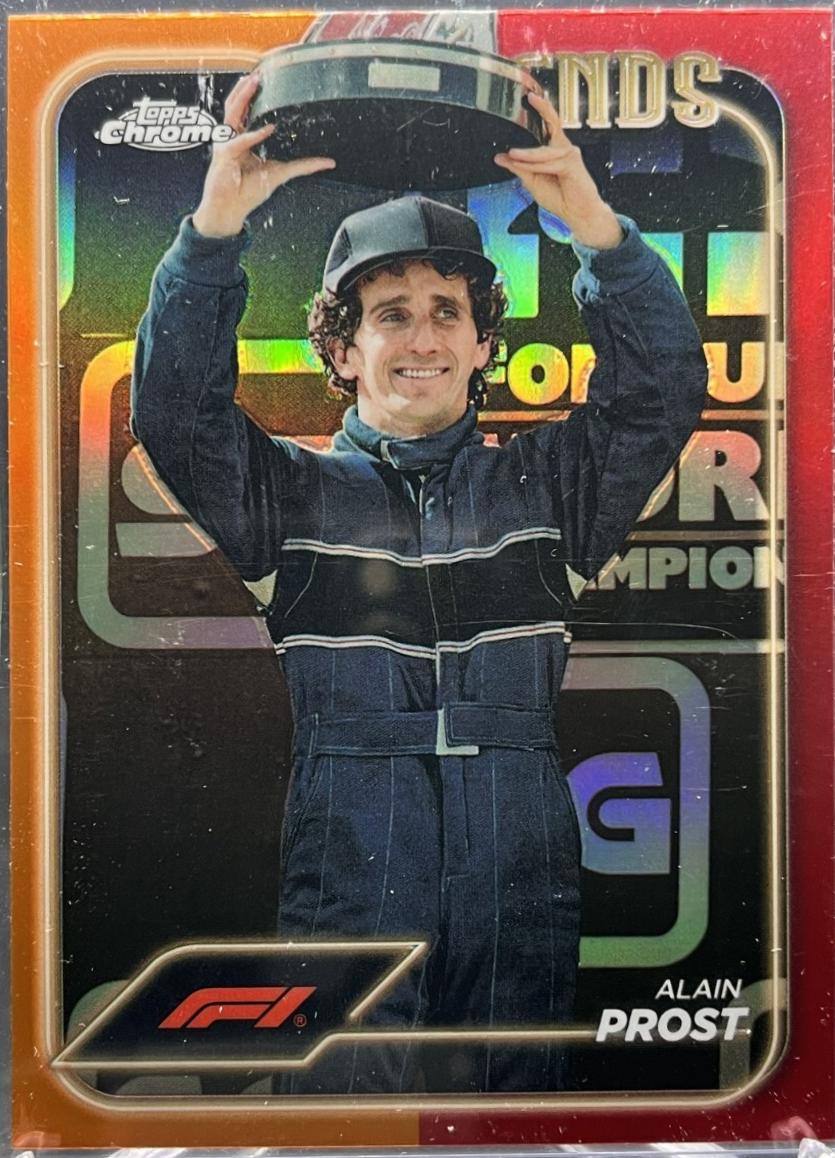 Alain Prost [Orange Red Refractor] #195