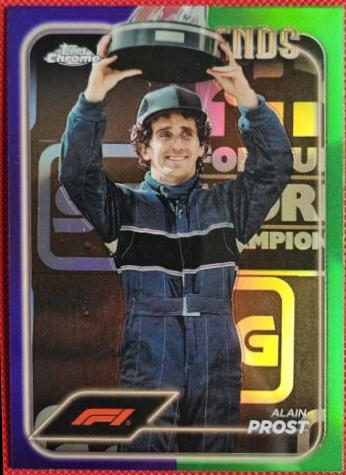 Alain Prost [Purple Green Refractor] #195