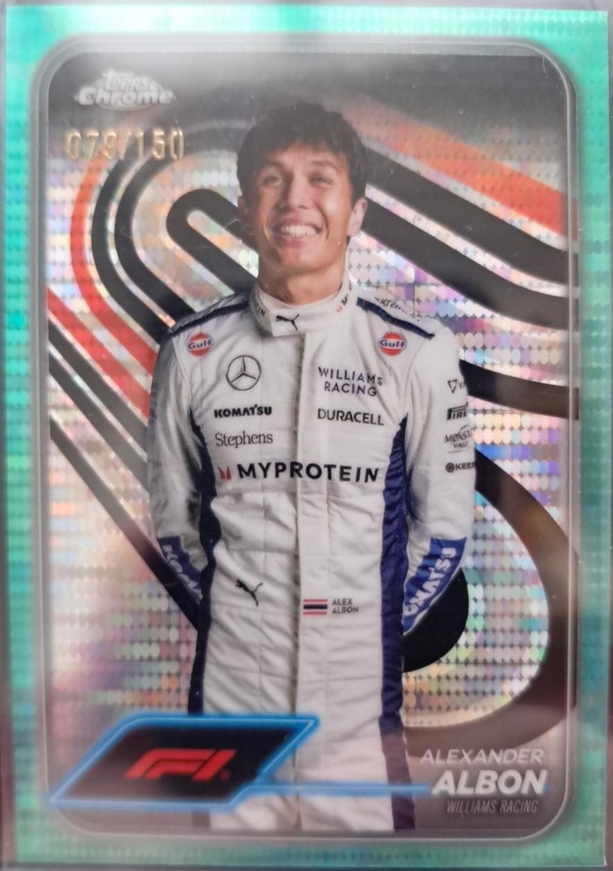 Alexander Albon [Aqua Sonar Refractor] #19