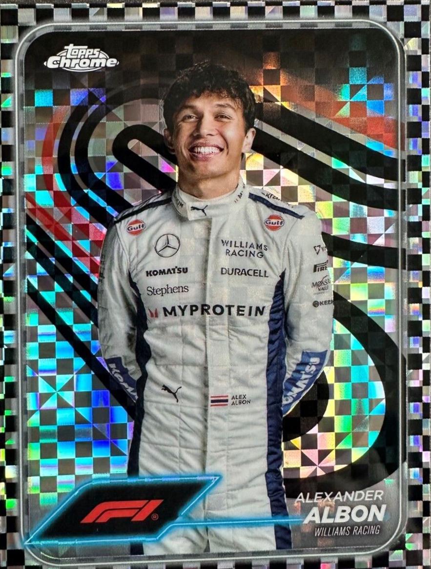 Alexander Albon [Checker Flag Refractor] #19
