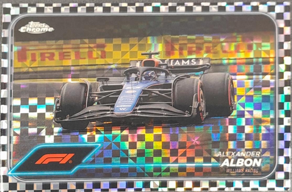 Alexander Albon [Checker Flag Refractor] #91