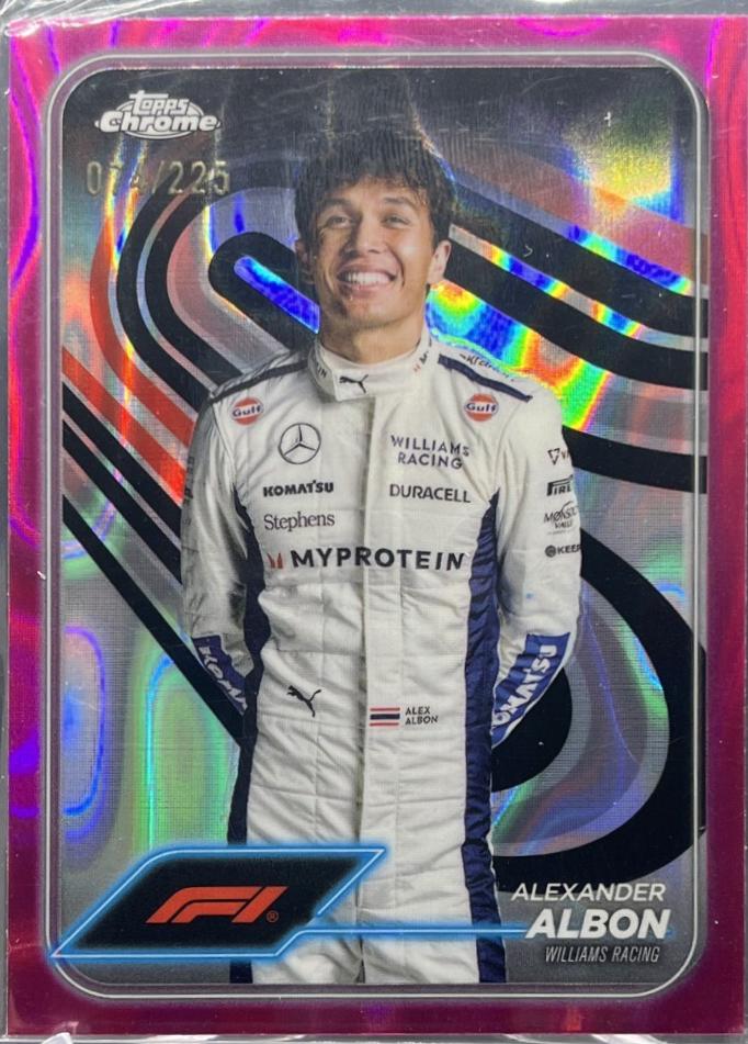 Alexander Albon [Fuchsia Lava Refractor] #19